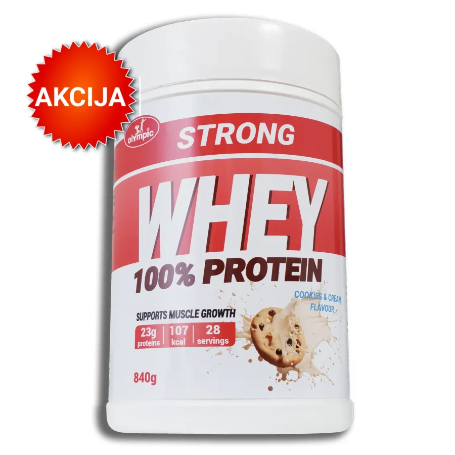 Strong Whey Cookies and Cream Akcija